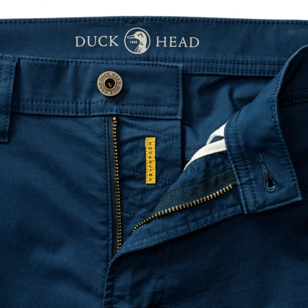 Duckhead Classic Fit Shoreline Five-Pocket Pant - Lure Blue
