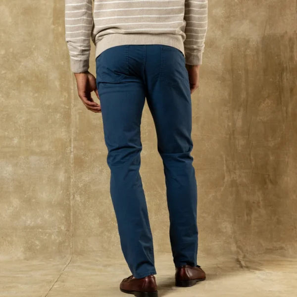 Duckhead Classic Fit Shoreline Five-Pocket Pant - Lure Blue