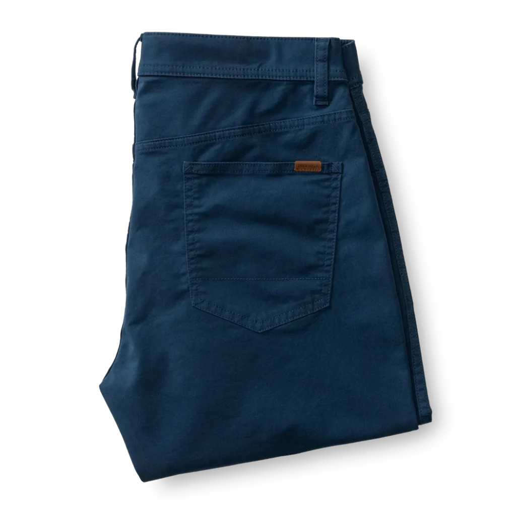 Duckhead Classic Fit Shoreline Five-Pocket Pant - Lure Blue
