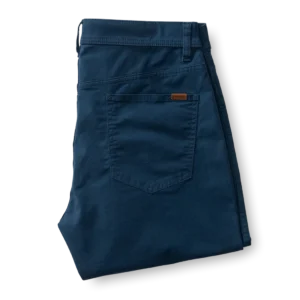 Duckhead Classic Fit Shoreline Five-Pocket Pant - Lure Blue
