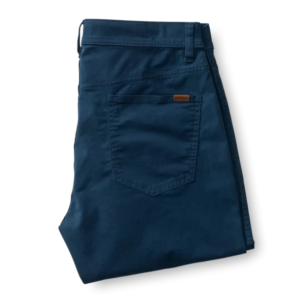 Duckhead Classic Fit Shoreline Five-Pocket Pant - Lure Blue