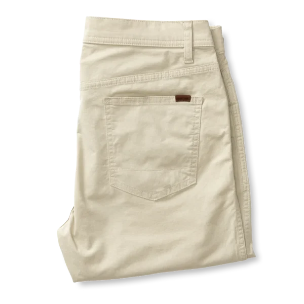 Duckhead Classic Fit Shoreline 5-Pocket Pant - Stone