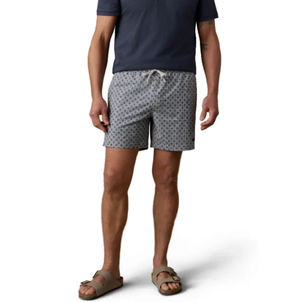 Faherty 6" All Day Trunks - Graphite Shell Bricks