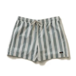 Faherty 6" All Day Trunks - Sage Awning Stripe