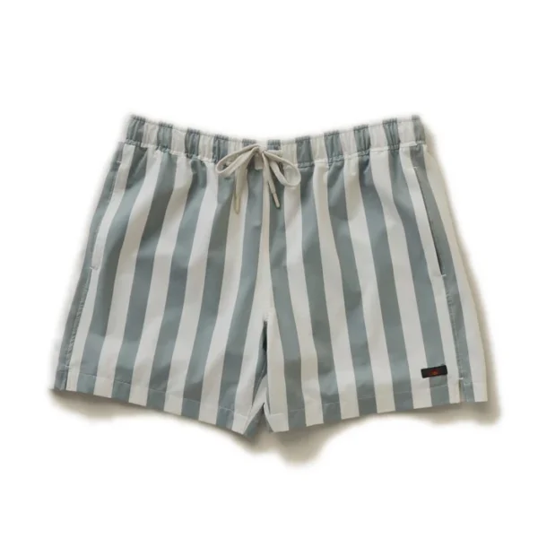 Faherty 6" All Day Trunks - Sage Awning Stripe