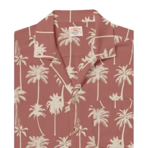Faherty Short-Sleeve Breeze Camp Shirt - Sienna Shore Trees