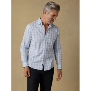 Faherty The Movement Shirt - Sea Horizon Plaid