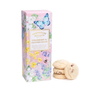 Farmhouse Biscuits - English Garden Strawberry & Clotted Cream Carton