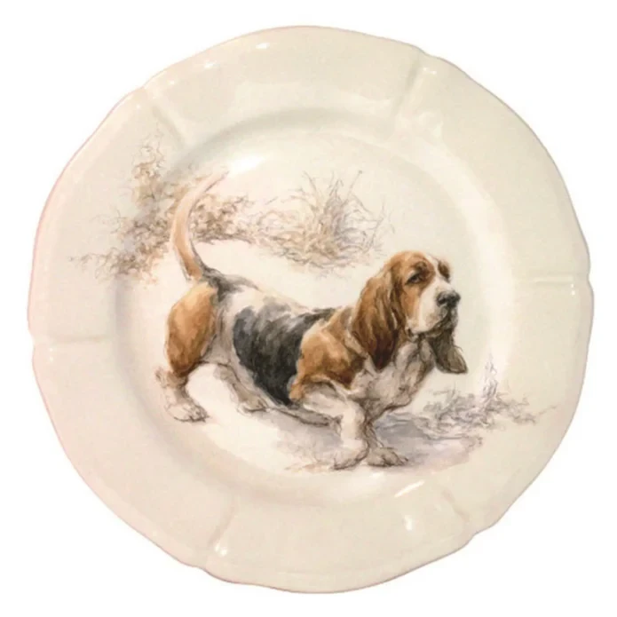Gien Sologne Dessert Plate - Basset