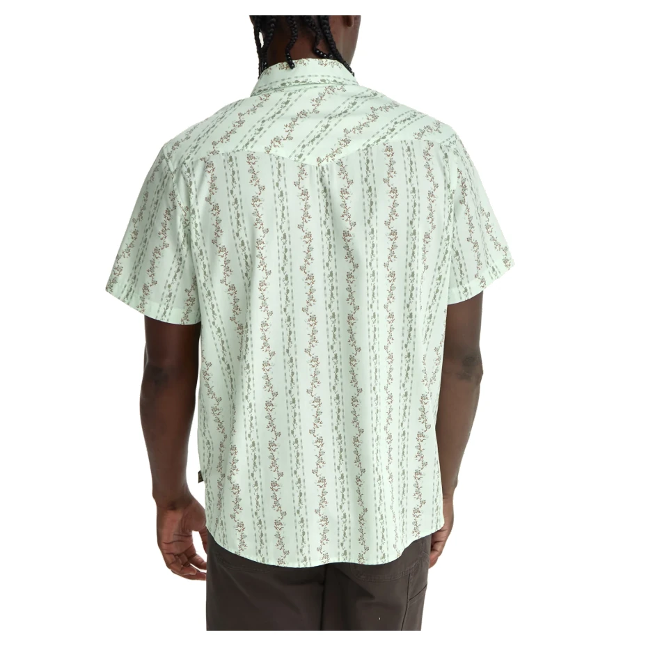 Howler Bros H Bar B Snapshirt - Hibiscus Ribbons: Mint