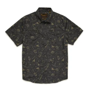 Howler Bros H Bar B Snapshirt - Sea Rodeo: Antique Black