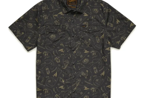 Howler Bros H Bar B Snapshirt - Sea Rodeo: Antique Black