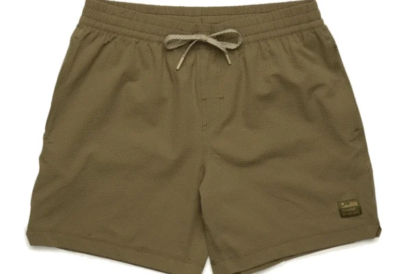 Howler Bros Salado Seersucker Shorts - Capers