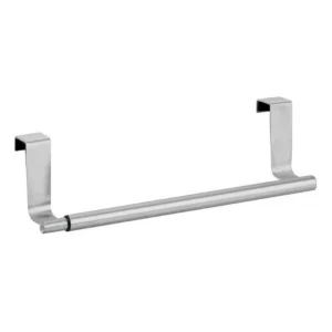InterDesign Forma Brushed Over-the-Cabinet Expandable Towel Bar