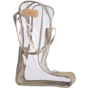 Jon Hart Clear Tall Boot Bag - Tan
