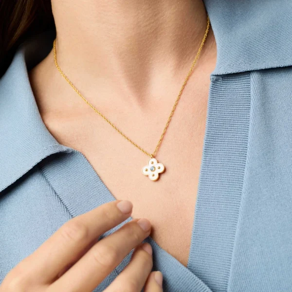 Julie Vos Colette Delicate Necklace - Champagne