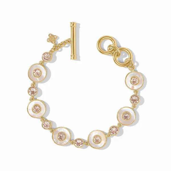 Julie Vos Colette Tennis Bracelet - Champagne