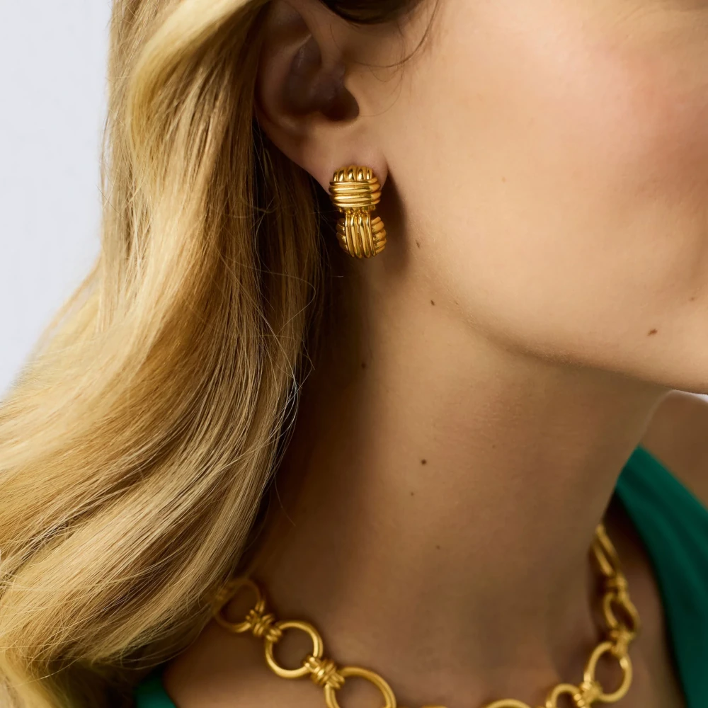 Julie Vos Portofino Midi Gold Earring