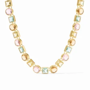 Julie Vos Jolie Tennis Necklace - Multi Stone