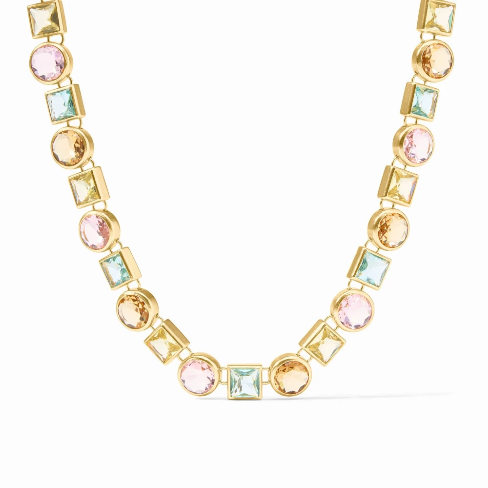 Julie Vos Jolie Tennis Necklace - Multi Stone