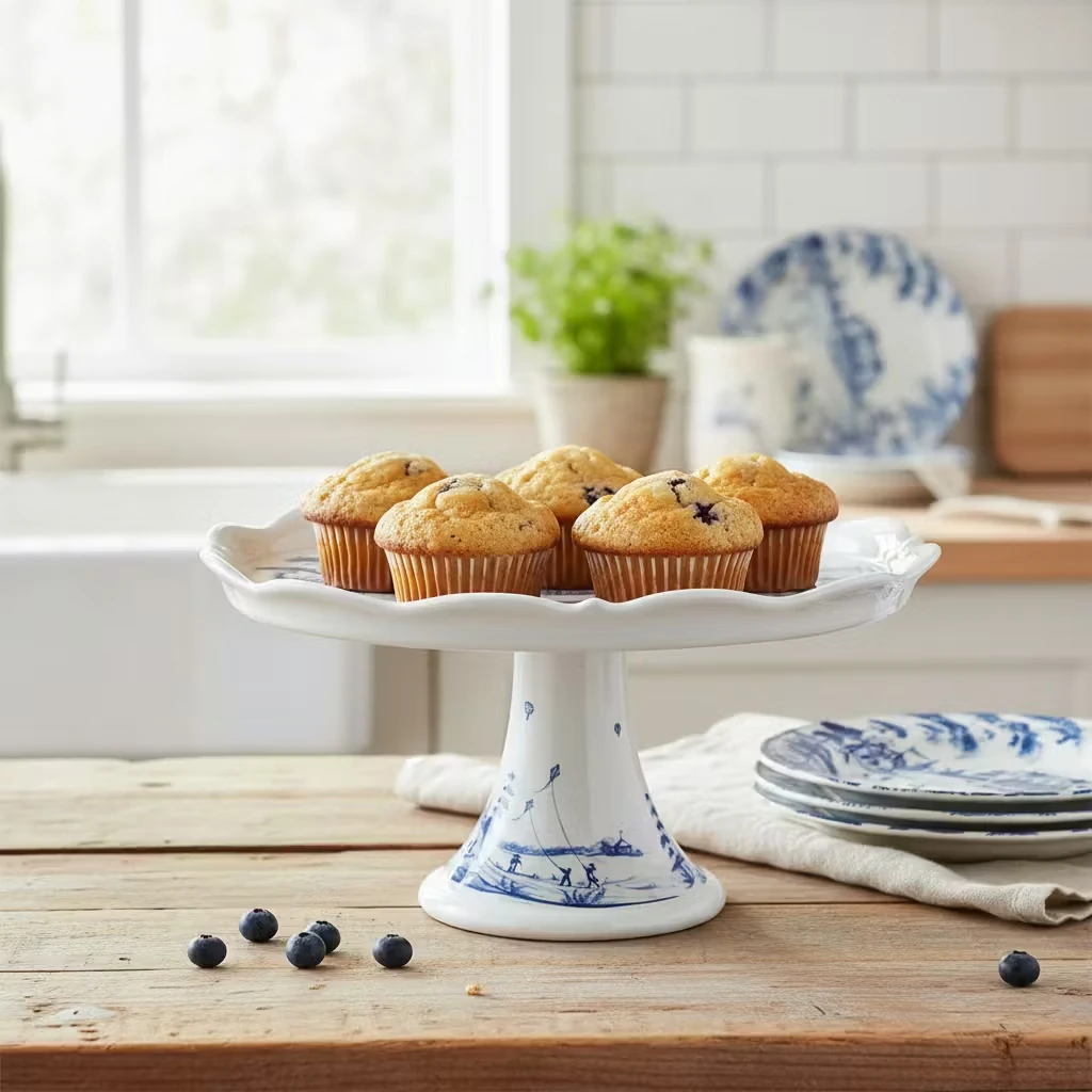 Juliska Country Estate Cake Stand - Delft Blue