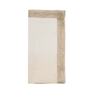 Kim Seybert Dip Dye Napkin - Natural & Gray