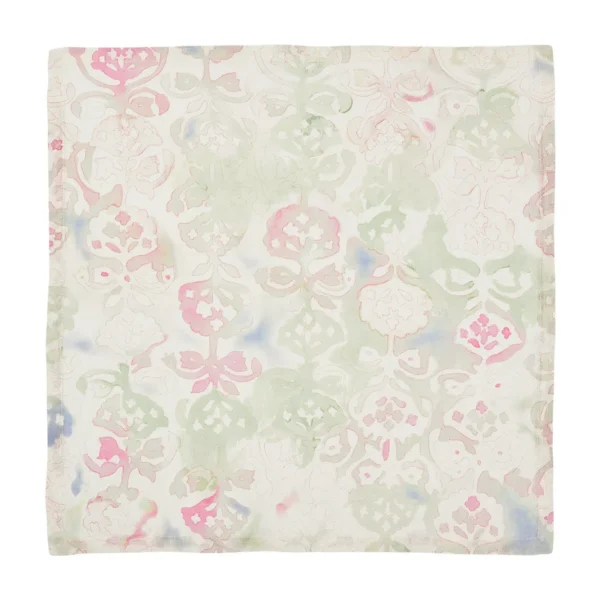 Kim Seybert Giverny Napkin - Mint/Multi