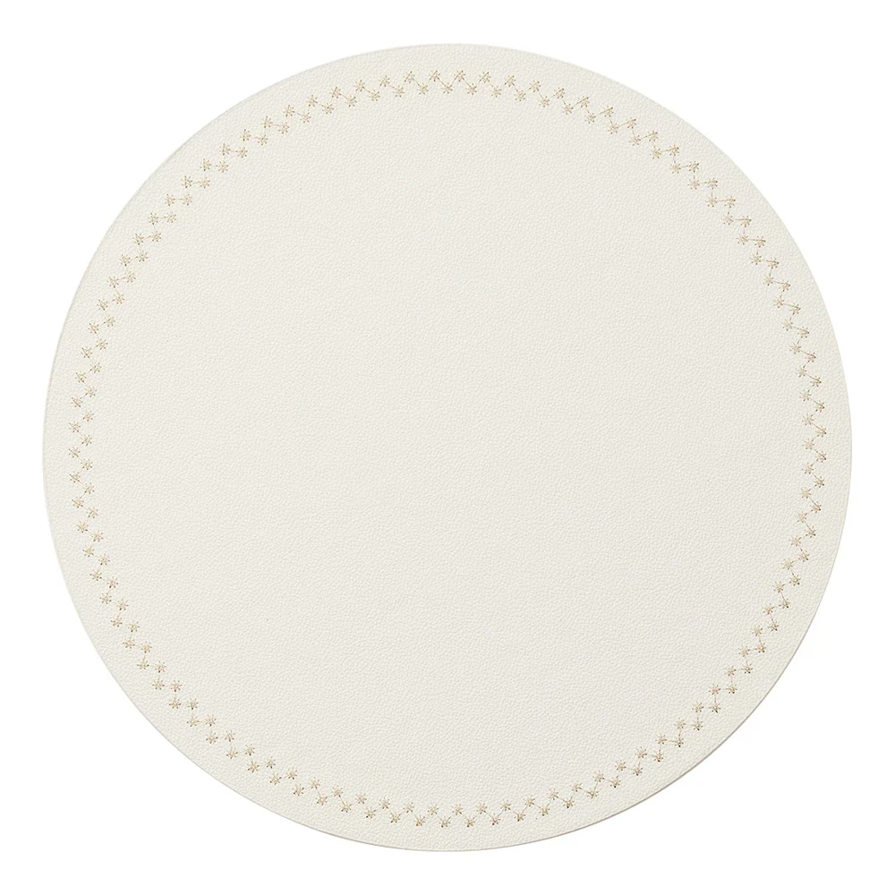 Kim Seybert Starry Night Placemat - White & Gold Kim Seybert Starry Night Placemat - White & Gold