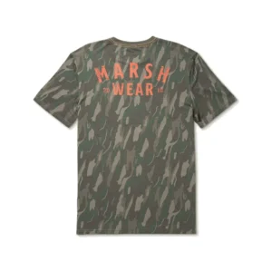 Marsh Wear Stackhouse Tech Tee - Thyme Lowland Camo