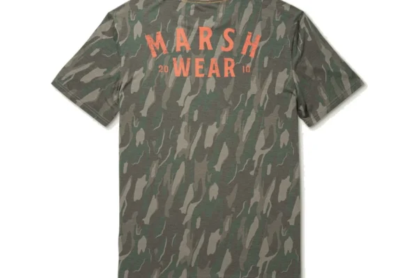 Marsh Wear Stackhouse Tech Tee - Thyme Lowland Camo