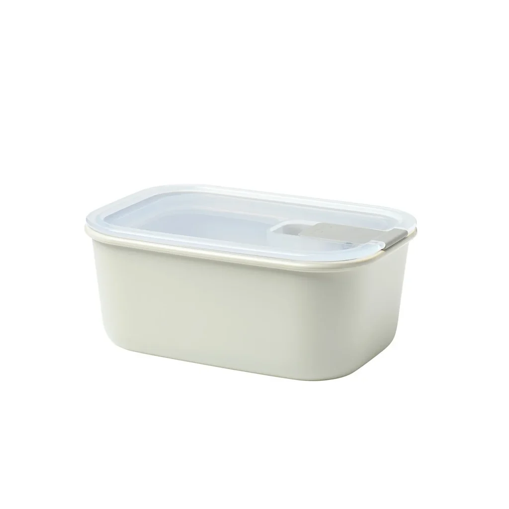 Mepal EasyClip 23oz Food Storage Rectangular Box, Nordic White