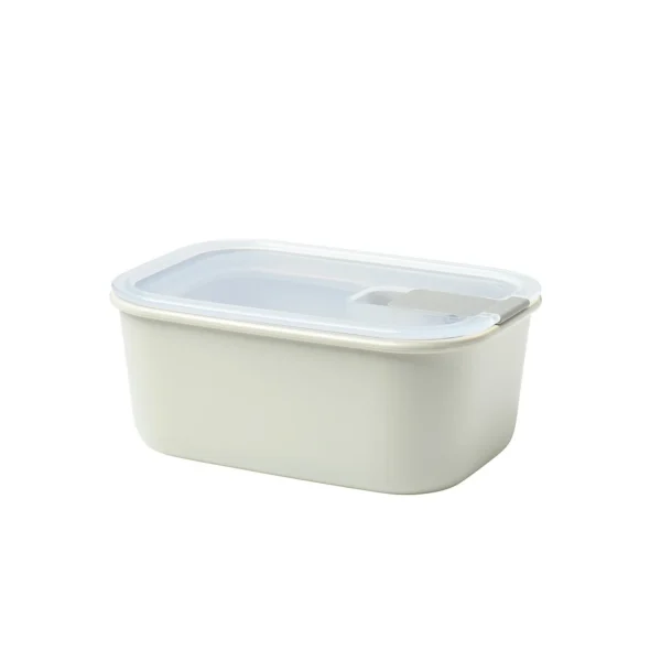 Mepal EasyClip 23oz Food Storage Rectangular Box, Nordic White
