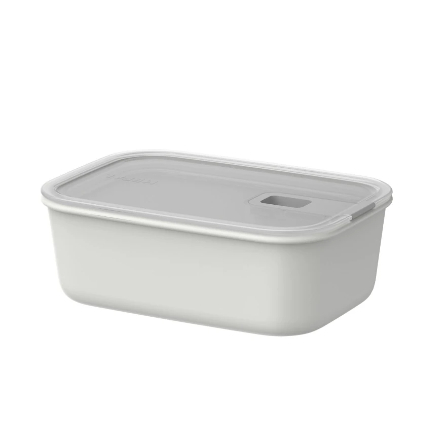 Mepal EasyClip 34oz Food Storage Box, Nordic White