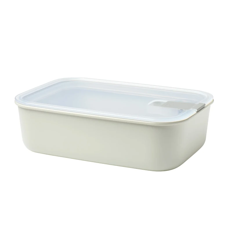 Mepal EasyClip 51oz Rectangular Box, Nordic White
