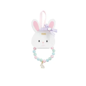 Mud Pie Easter Charm Bracelet & Ring Set - Pink