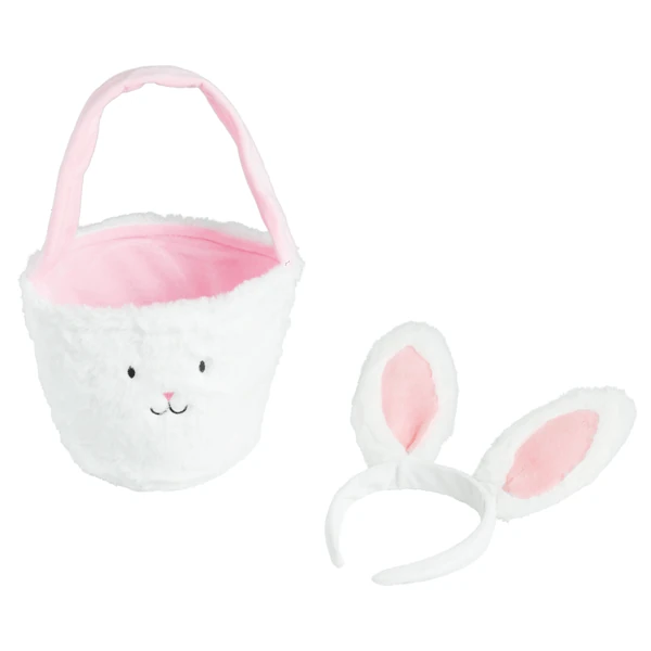 Mud Pie Light-Up Easter Basket - Pink