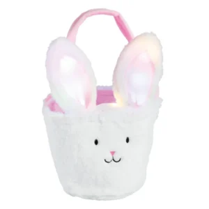Mud Pie Light-Up Easter Basket - Pink