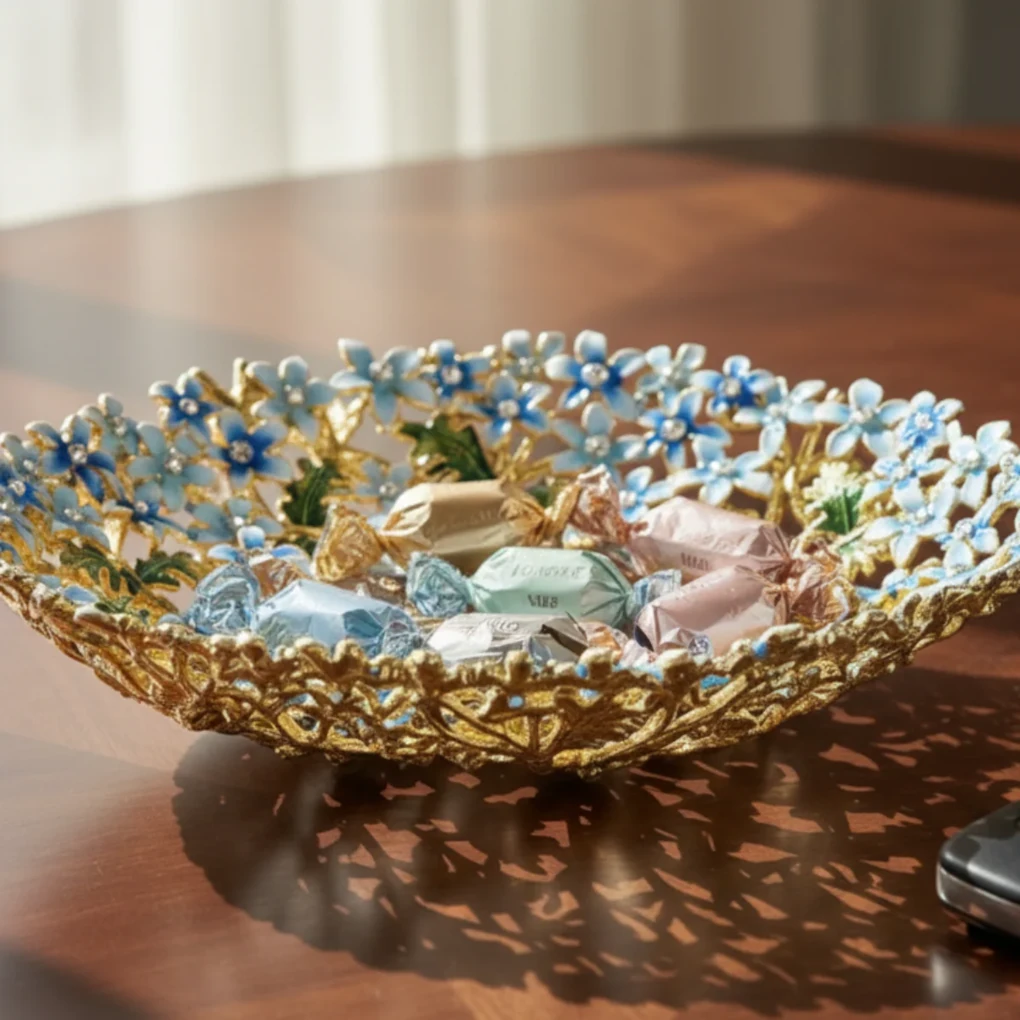 Olivia Riegel Daphne Catchall Bowl/Tray  - Blue