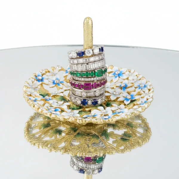 Olivia Riegel Daphne Ring Holder - Blue