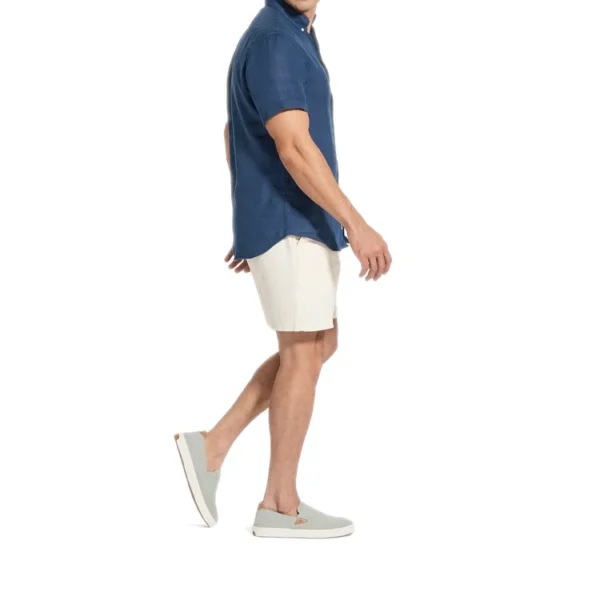 OluKai Laeʻahi Nui Slip-On Sneakers - Cloud Grey/Tan