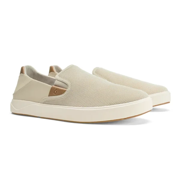 OluKai Laeʻahi Nui Slip-On Sneakers - Tapa/Tan
