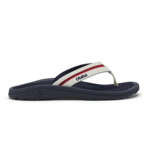 OluKai ʻOhana Pālua Beach Sandals - Bright White/Americana