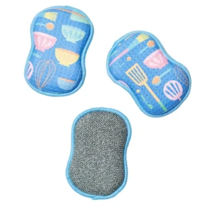 Once Again Home Mable Tan Chef ReUsable Sponges - Super Blue, Set of 3