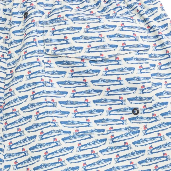 Onward Reserve Float Your Boat Swim Trunk - White
