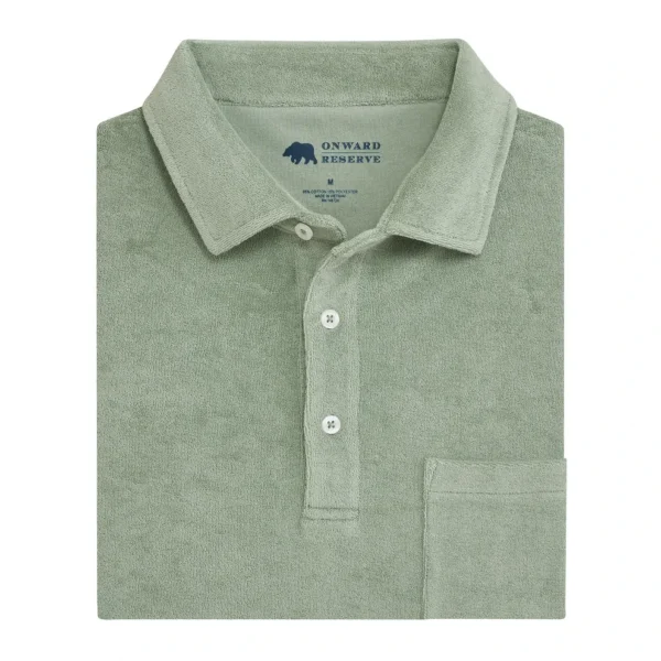 Onward Reserve Lawn Terry Polo - Lilypad