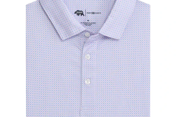 Onward Reserve League Printed Performance Polo - Azurine