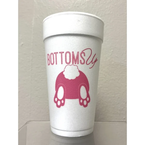 Rosanne Beck Easter Bottoms Up Styrofoam Cups