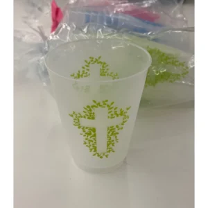 Rosanne Beck Green Cross Frost Flex Cups