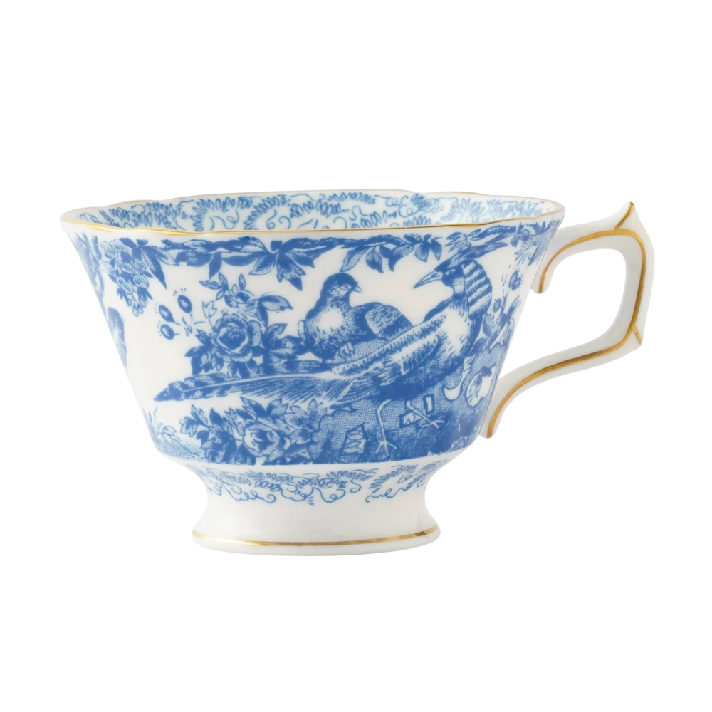 Royal Crown Derby Aves Blue Teacup