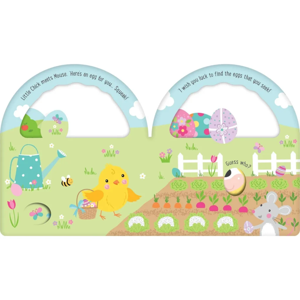 Easter Egg Hunt: A Guess-Who Book with Peek-Through Cut Outs
